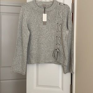 Brand new Calvin Klein sweater in gray of white
